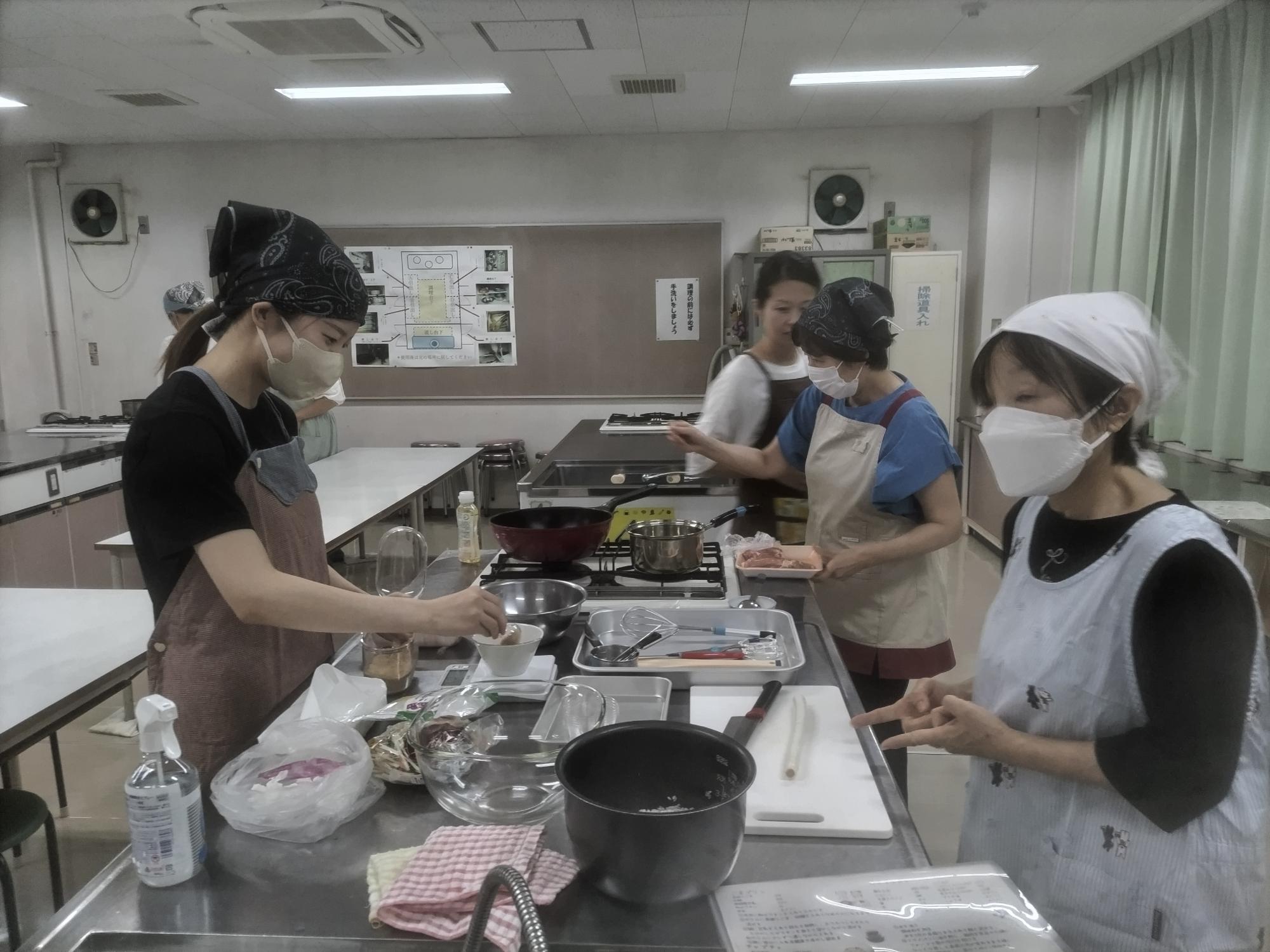夜の料理教室2