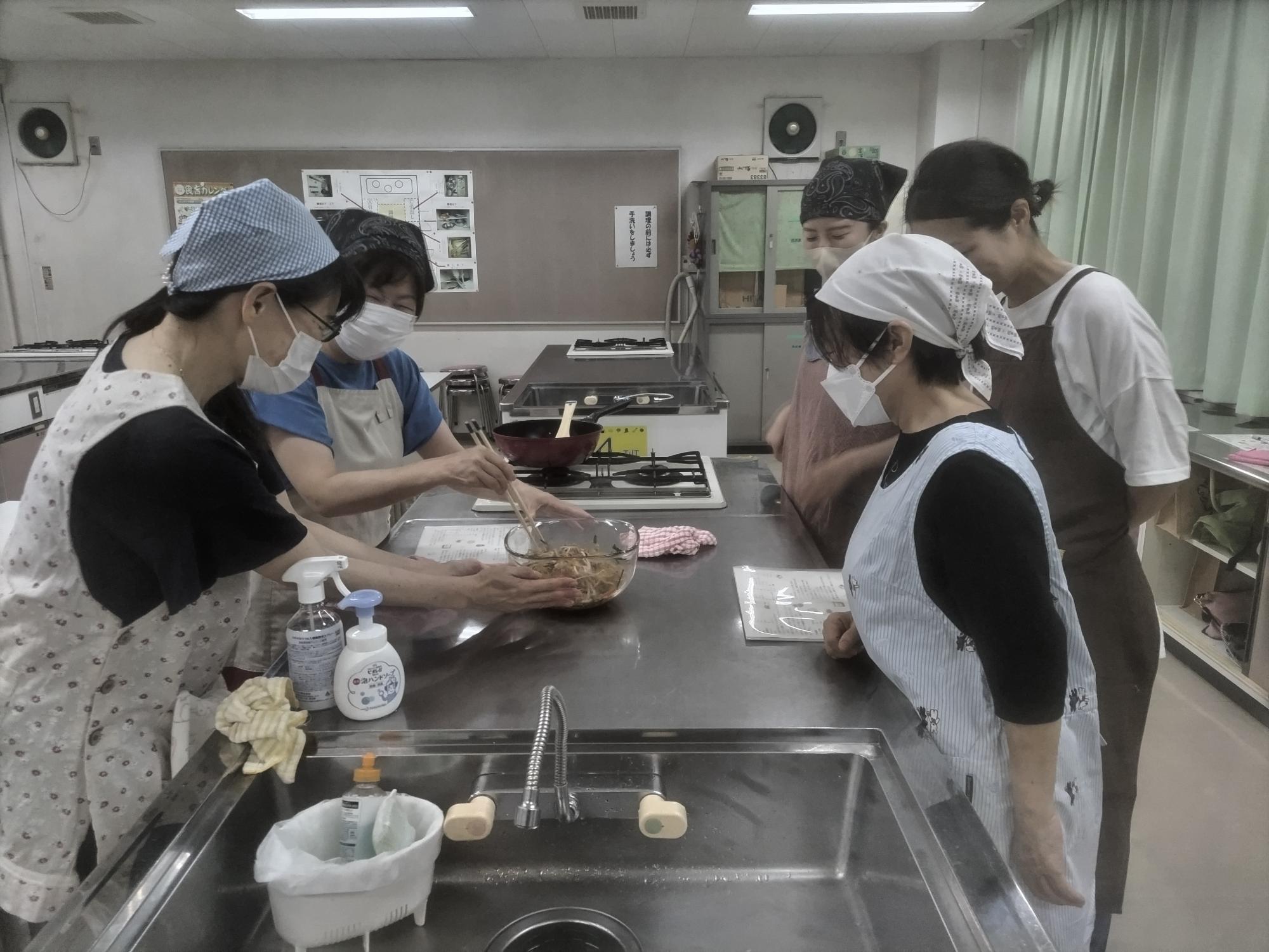 夜の料理教室4
