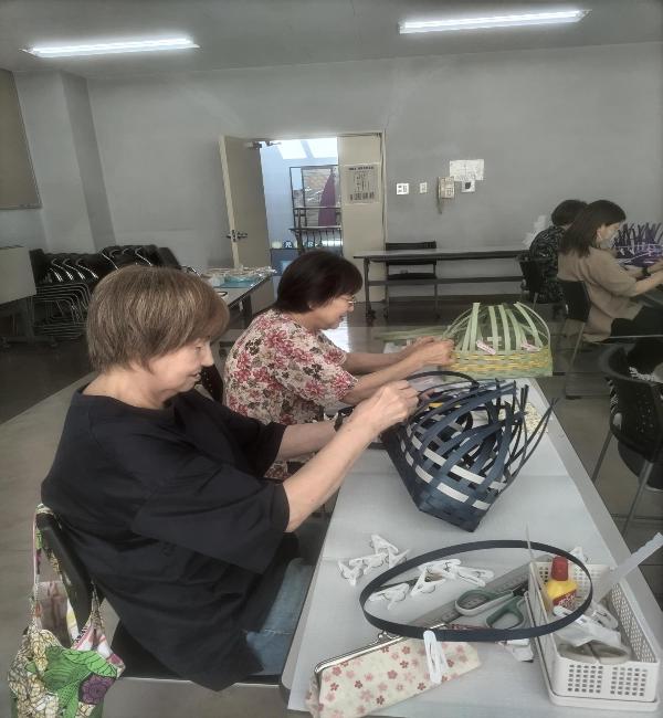 クラフトバンド教室の様子3