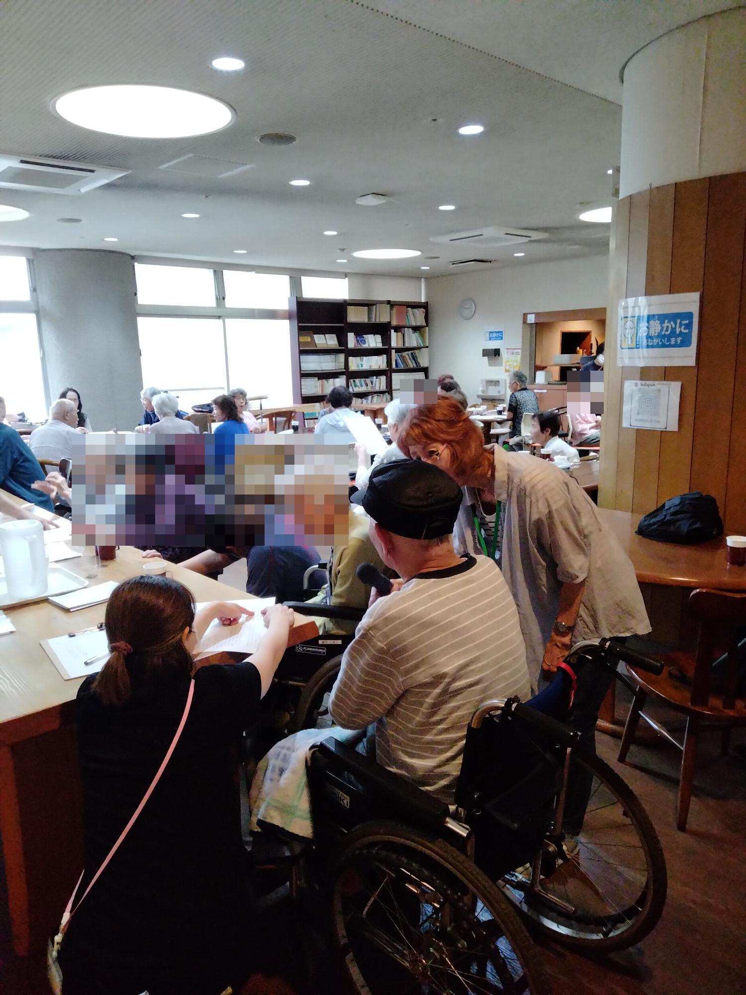 野口ふれあい大学ボランティアの様子