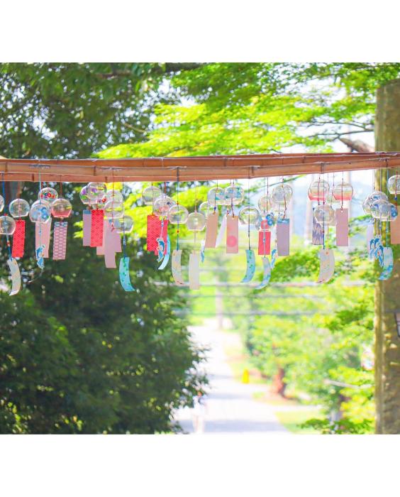 平之荘神社の風鈴