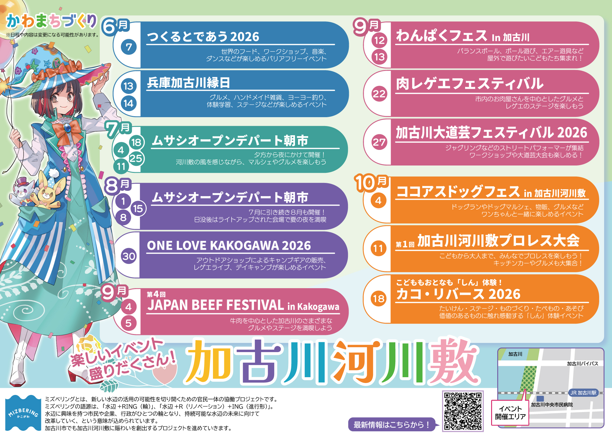 かわまちづくりイベント一覧
