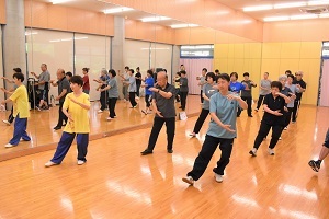 型の動きの練習