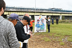 かこのちゃんの大たこの調整をして挑戦