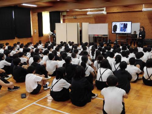 トライやる実習生との交流会
