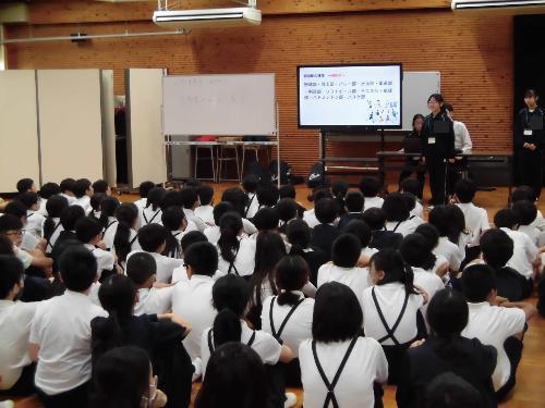 トライやる実習生との交流会