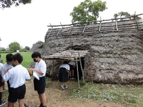 校外学習の写真