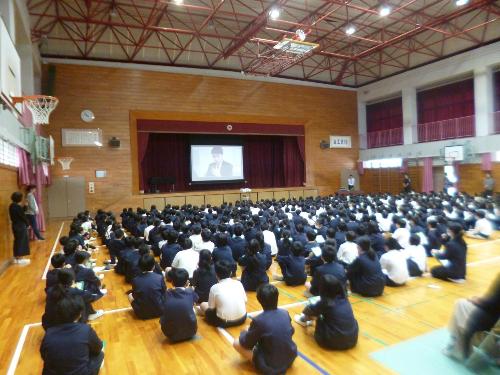 情報モラル教室の写真