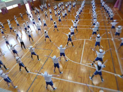 運動会練習の写真