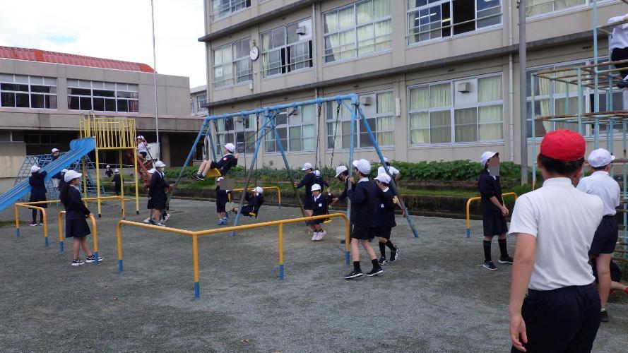 1年生6年生交流の写真