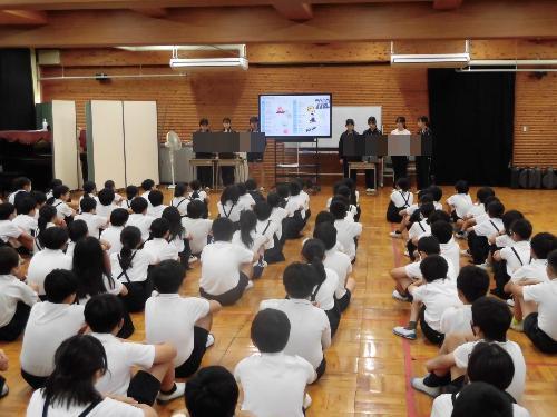 中学生の話