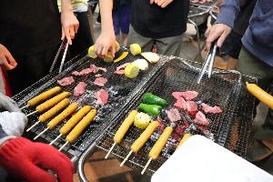 自然学校　バーベキュー
