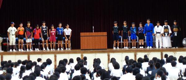 R8年度  新人大会壮行会