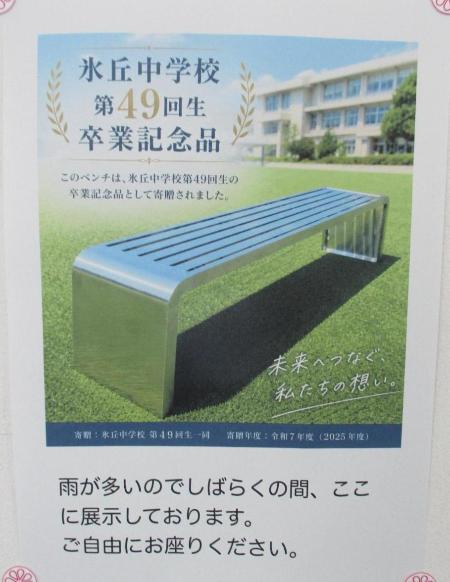 令和7年度 卒業記念品