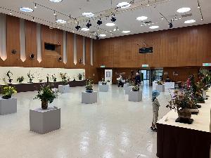 昨年の生け花展の様子