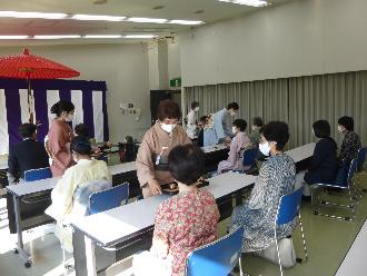 昨年の秋季大茶会の様子