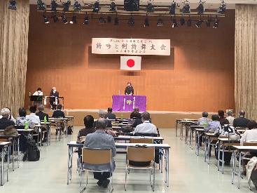 昨年の詩吟と剣詩武舞の大会様子