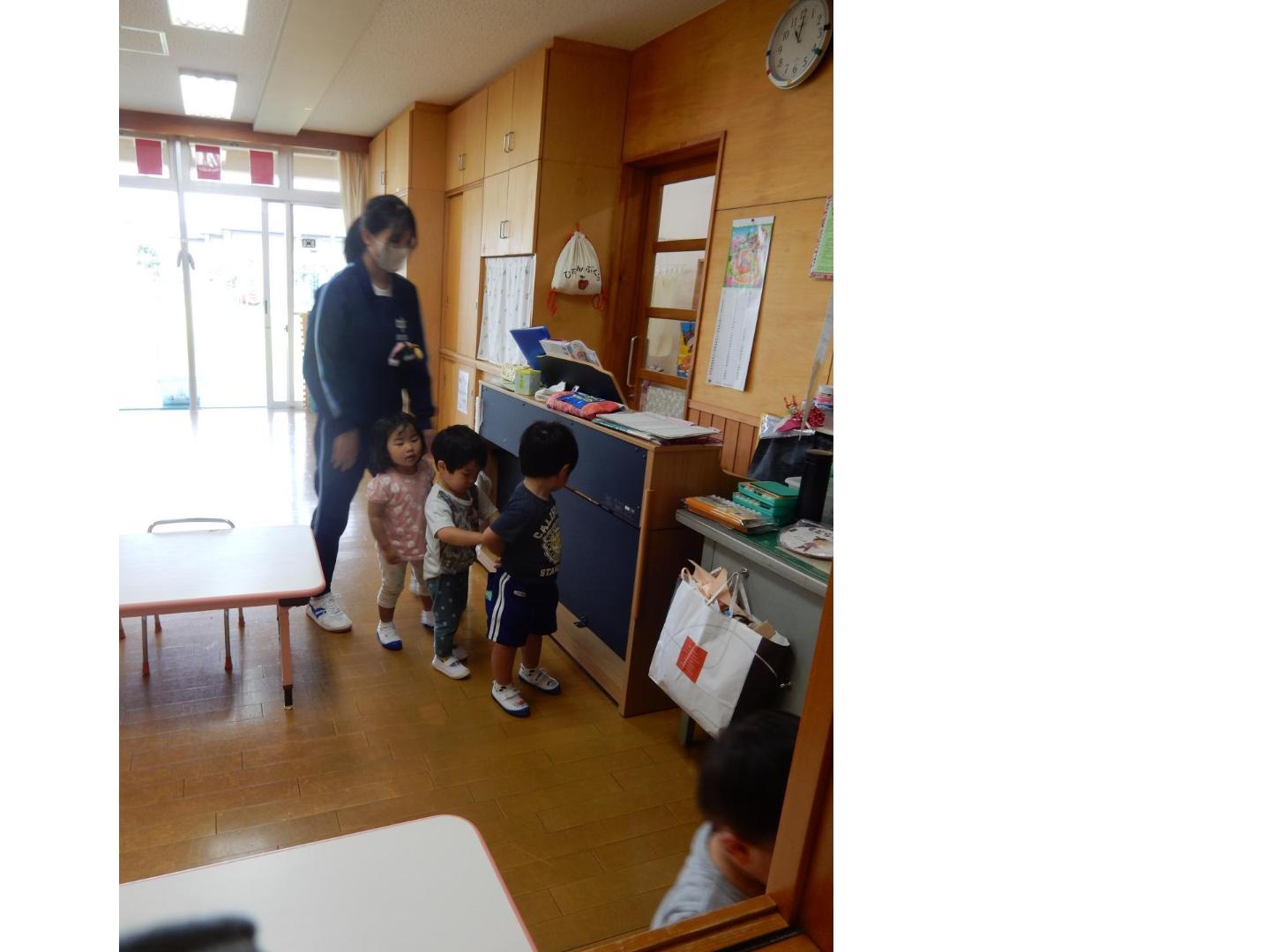 りんご組でんしゃだよ