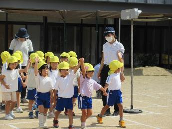 4歳児交通安全教室