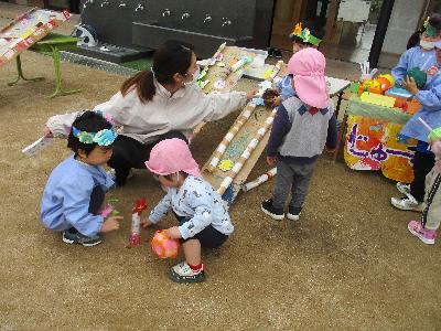 3歳児どんぐりコースター