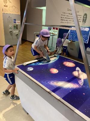 宇宙科学館での様子