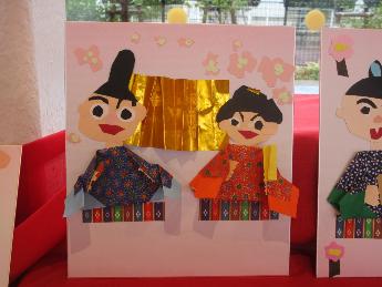 5歳児すみれ組の作品