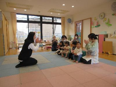 始業式0、1歳児