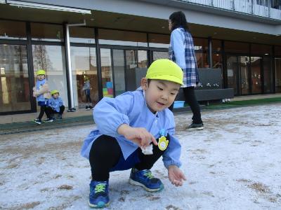 雪のかけら集め