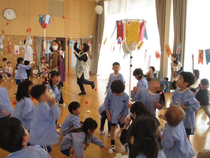玉入れ5歳児