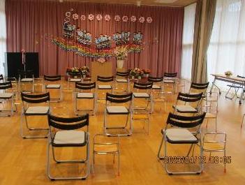 入園式会場
