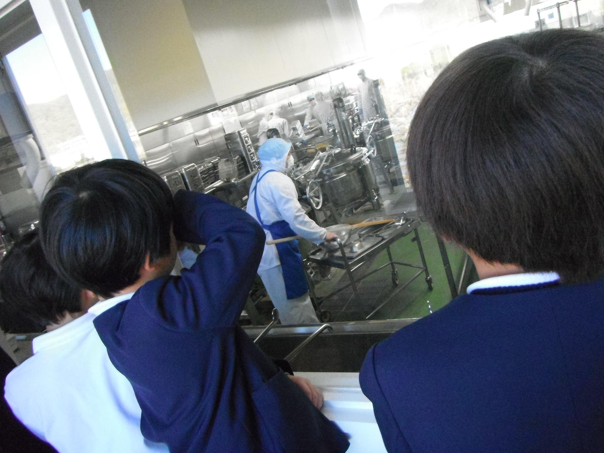 給食センター見学