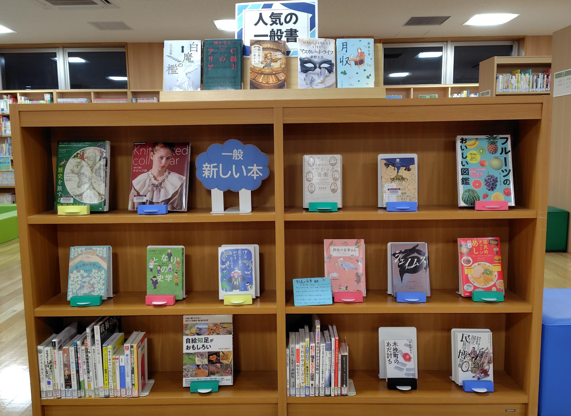 新着図書＆人気の本　一般
