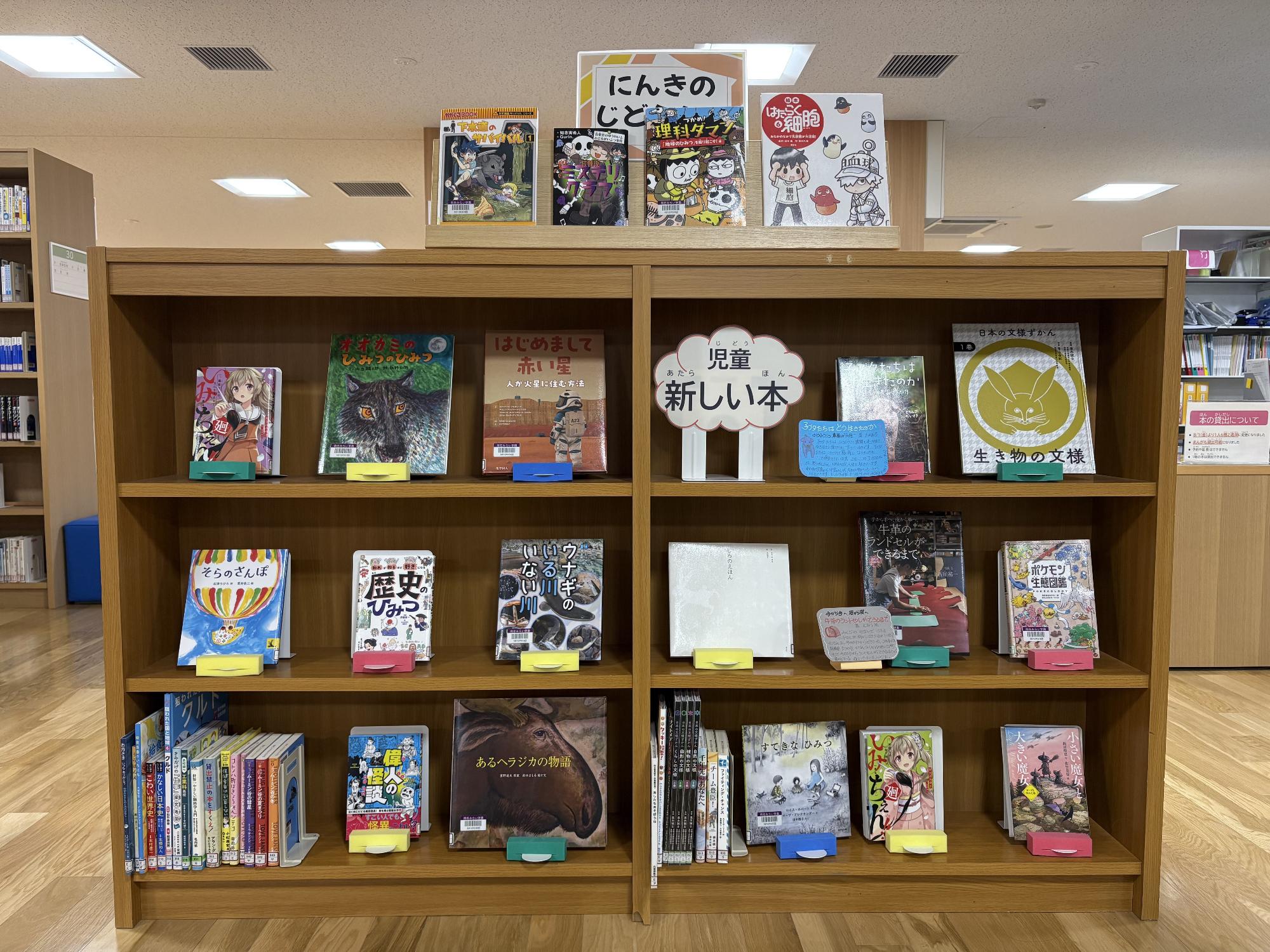 新着図書＆人気の本　児童書