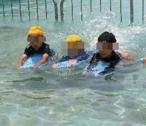 バタ足できたよ