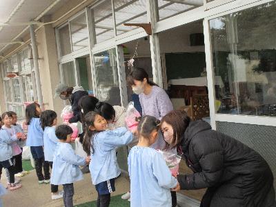 いつも幼稚園のことしてくれてありがとう