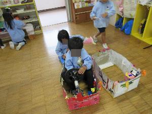 冒険号に乗って出発