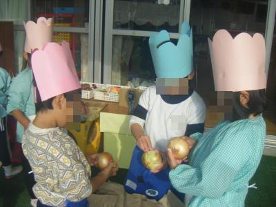 玉ねぎの皮むき