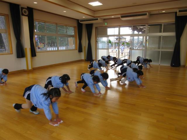 雑巾がけ