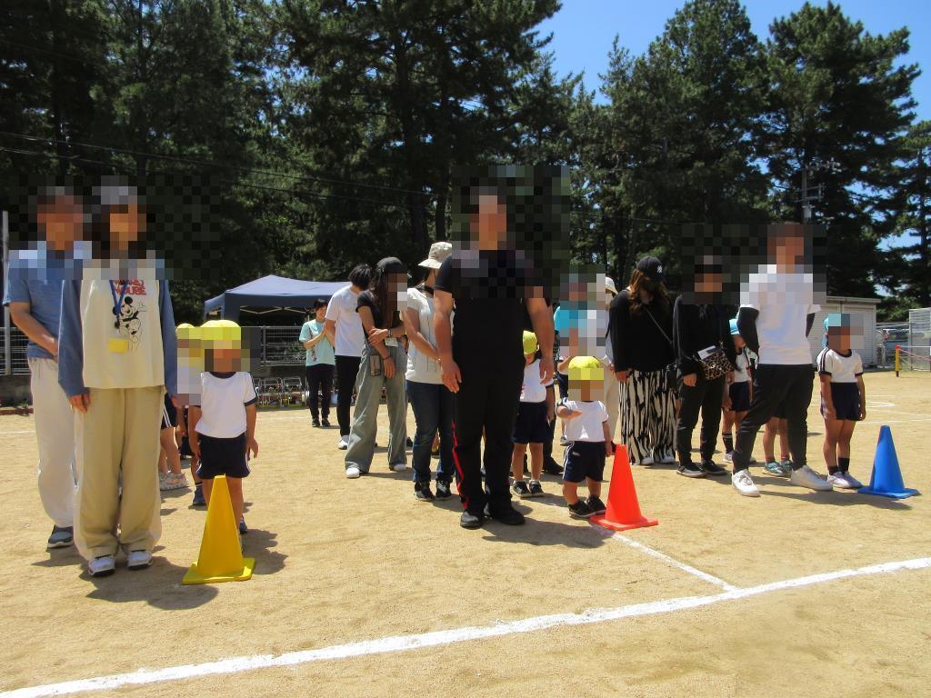 運動会の開会式の様子