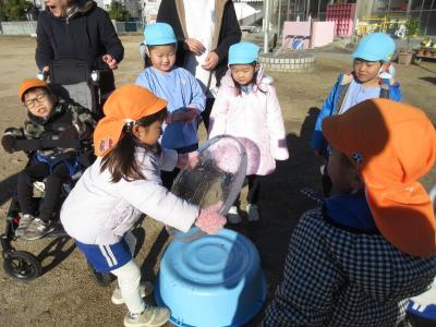 大きな氷ができたよ