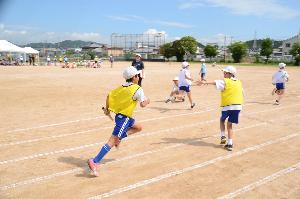 縦割り班対抗リレー