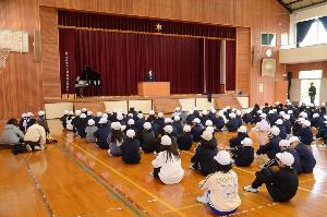 地震のお話を聞く