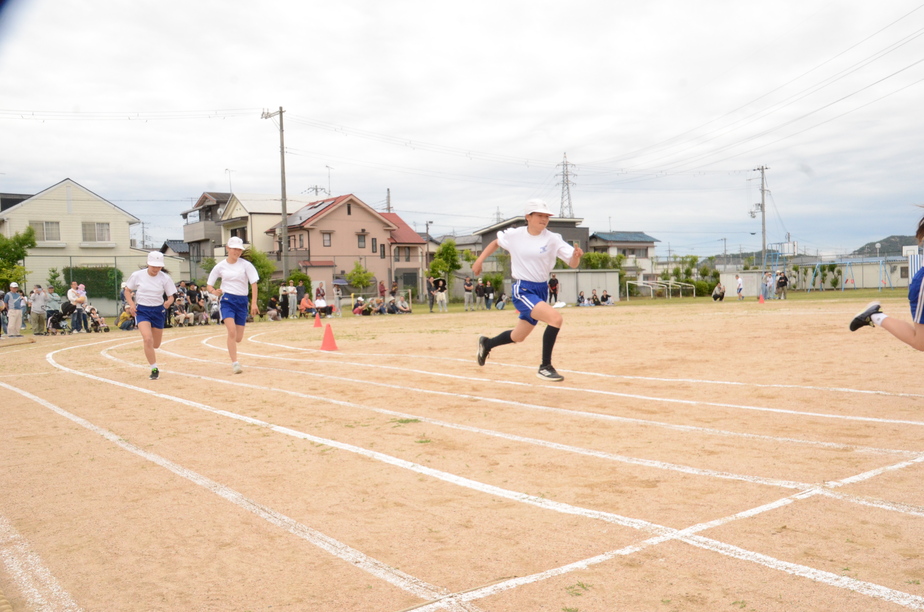 さすが高学年！力強い100m走