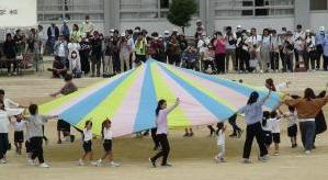 バルーンをしているところ