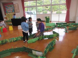 むしむしフェスティバルをしているところ