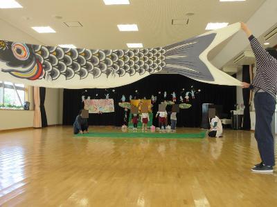 かけっこをしている様子です。