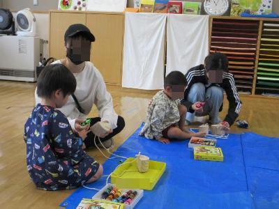 パカポコ作りの様子です。