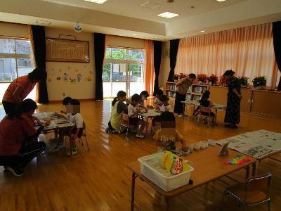 保護者会主催のお楽しみ会の様子です。