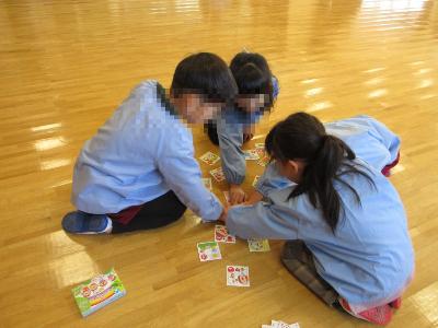 カルタ大会本番です