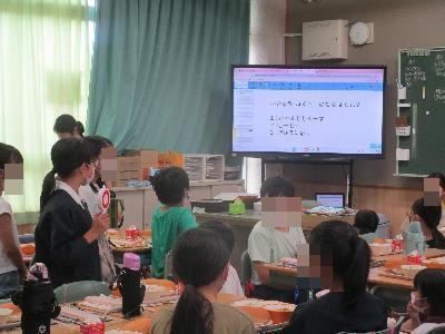 クイズ大会の様子です。